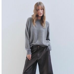 Zara 100% CASHMERE PLAIN SWEATER